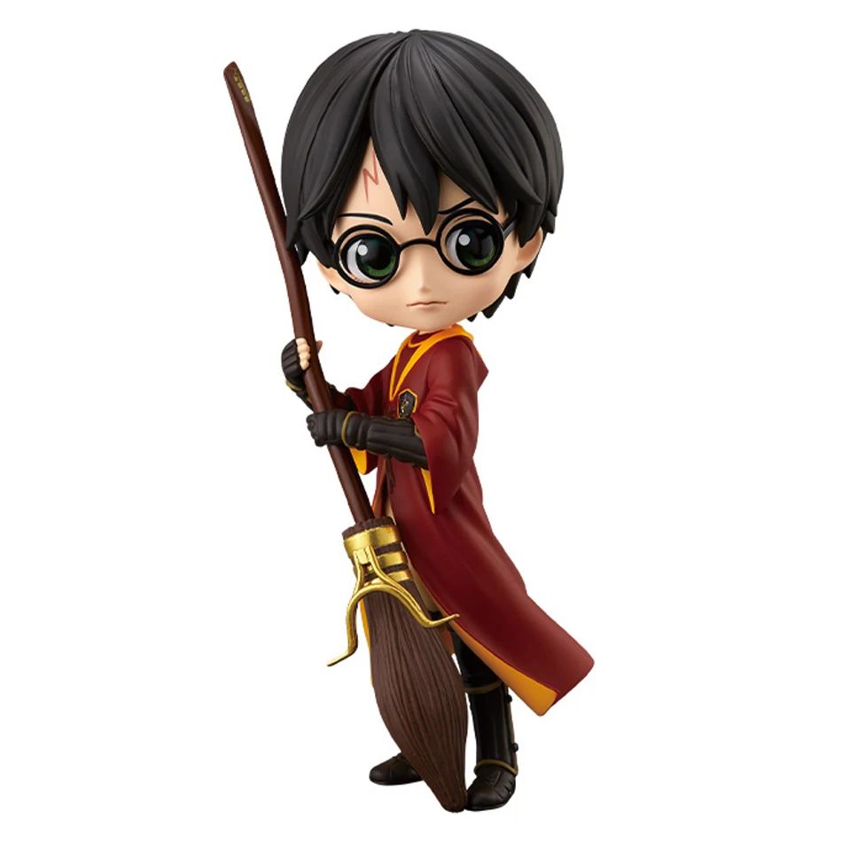 Enfeite de mesa da série Harry Potter, brinquedo modelo, boneco de ação, estátua modelo versão Kawaii Q, periféricos de anime para decoração