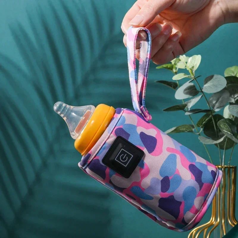 USB Milk Water Warmer Travel Stroller Insulated Bag Baby Nursing Bottle Heater Safe Kids Supplies for Outdoor Winter