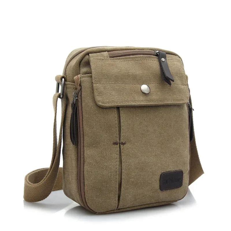 2024 men's bags Canvas bag fashion men messenger bags high quality brand bolsa feminina shoulder bags Shoulder strap handbags