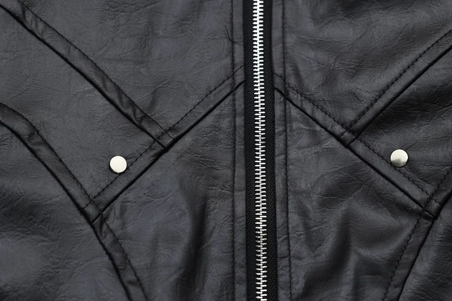 Vintage Men Winter Jackets Fur Collar Fleece Warm Parkas Coats Streetwear Harajuku Leather Jackets Casual Padded Jackets Outwear