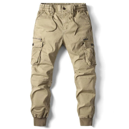 Calça Cargo Tática Masculina Primavera 2025 Calça Jogger Masculina Exército Militar Casual Calça Masculina Hip Hop com Fita Algodão Calça Masculina Exército Calças 38