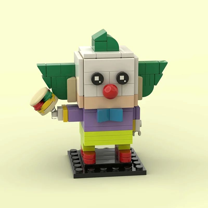 122 peças MOC Krusty Simpsons Brickheadzed Blocos de Montar de Arquitetura Brinquedos Educacionais Presente de Natal Aniversário Infantil