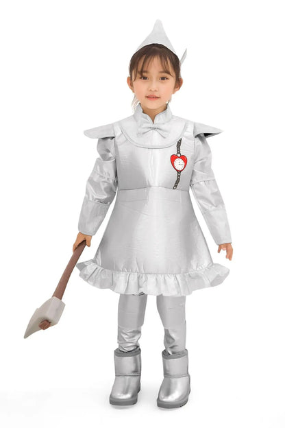 Halloween Cosplay Tin Man Costume Parent-children Clothing Adult Male Iron Man Costume Wizard of Oz Performance Stage Costumes