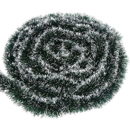 Christmas Tinsel Ribbons Green Cane Ribbon Garland Xmas Tree DIY Hanging Pendent Wreath Ornament Party Decoration Home Decor