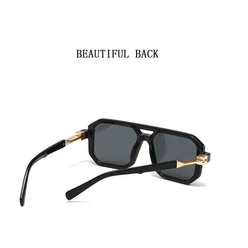 Óculos de Sol Vintage 2025 Proteção Solar Masculinos Quadrados Estilo Retrô Femininos da Moda Gafas De Sol