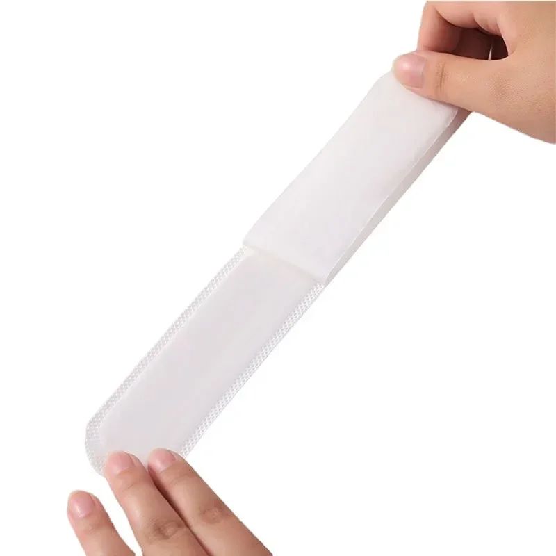 10/40pçs Adesivos Absorventes de Suor para Chapéus Femininos Masculinos Fita Branca Invisível Antissujeira para Boné Esportivo Tiras Redutoras de Tamanho de Chapéu