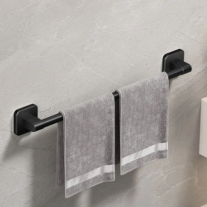 Wall Mounted Towel Rack Bathroom Storage Rack No Drilling Bathroom Horizontal Bar Towel Rack Kitchen Bathroom Accessories
