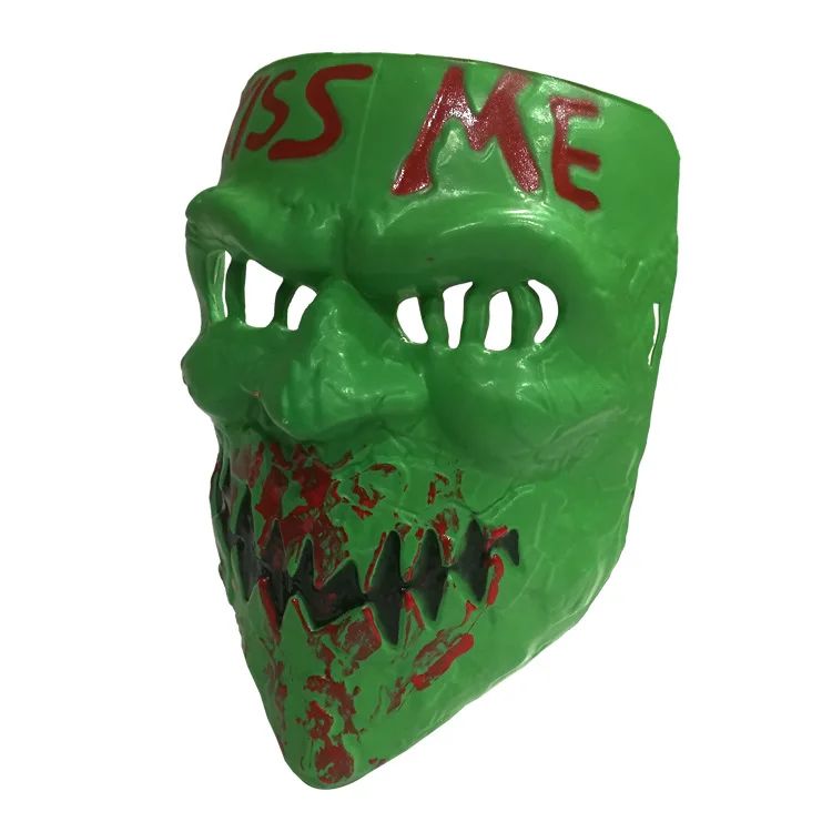 Human Removal Plan Mask Evil Smiley Bleeding Mask Men and Women Kiss Me Mask Halloween Mask Human Removal Plan Cosplay Mask