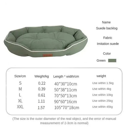 Cama de cachorro gato de inverno Cama de sofá para cães e gatos de estimação Quadrada Cama para cães de estimação Ninho de estimação grande Universal Personalizado Cama de camurça para cães Tapete