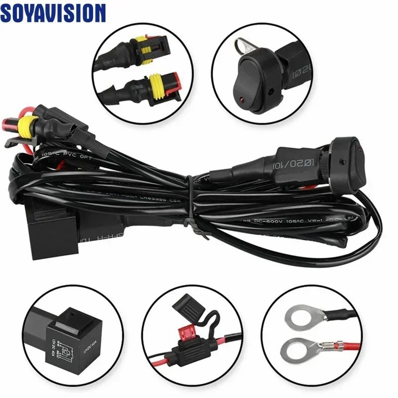 Conjunto auxiliar de farol de neblina de LED para motocicleta R1200GS 40W é adequado para BMW R1200GS F750GS F850GS F 1250 GS 850 GS 750 GS GS LC A