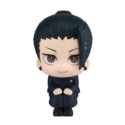 10cm Jujutsu Kaisen Anime Figure Look Up Versão Q Satoru Gojo/Geto Suguru Boneco de Ação Fushiguro Toji/Okkotsu Yuta Estatueta