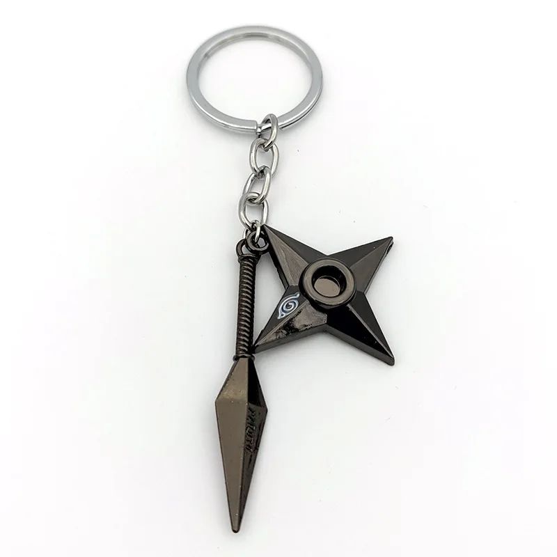 Anime Naruto Chaveiro Brinquedo Kunai Shuriken Konoha Ninja Carro Mochila Xiao Organização Nuvem Vermelha Chaveiro Acessórios Presente