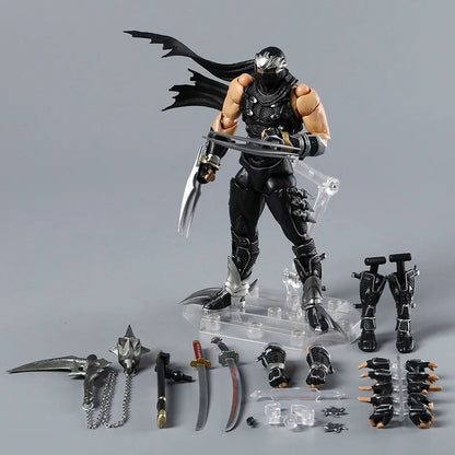 Revoltech Ryu Hayabusa Boneco de Ação PVC Modelo Ornamento Brinquedo Coleção Presente