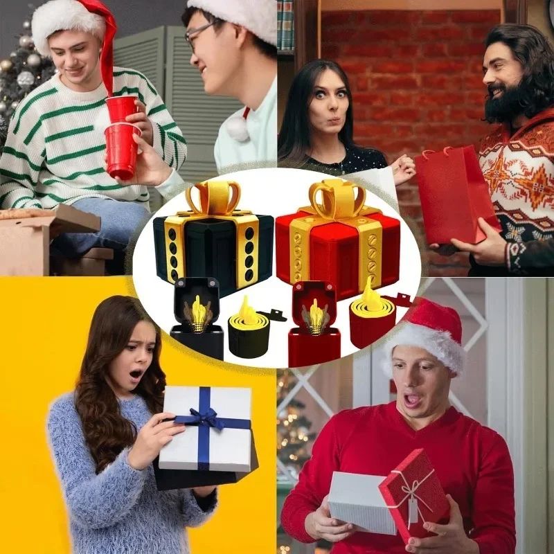 Out of the Box Pop-Up Middle Finger Gift Box Creative Desk Home Decor Gifts Middle Finger Novelty Christmas Funny Prank Gift