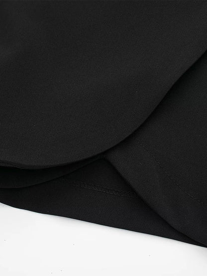 Willshela Women Fashion Solid Side Zipper Skirts Shorts Vintage High Waist Female Chic Lady Shorts