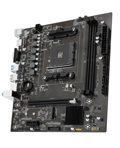 Placa-mãe MACHINIST B450 Processador AMD Memória DDR4 Dual-channel Placa principal AM4 NVME M.2 (Compatível com CPU Ryzen 5500 5600 5600G)