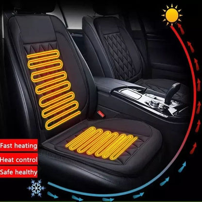 12-24v HeatedCar Seat Cover 30' Fast Car Seat Heater Cloth/Flannel Heated Car Seat Protector 25W Seat Heating Cover Car Seat