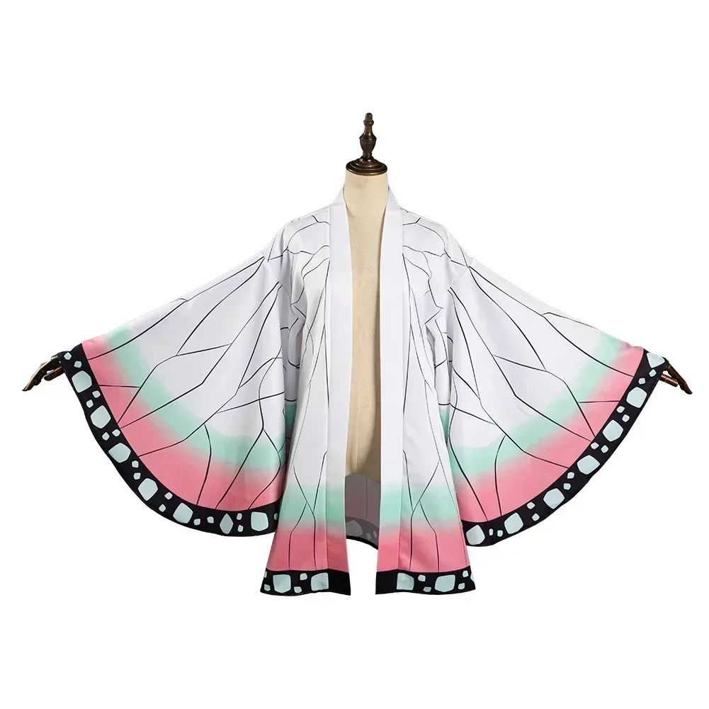 Adult Anime Cosplay Costume Kochou Shinobu Kimono Jacket Adult Cosplay Outfit Anime Themed Clothing
