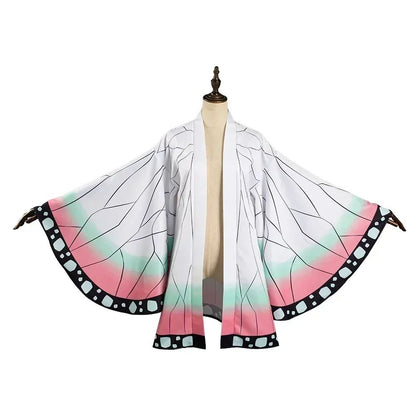 Adult Anime Cosplay Costume Kochou Shinobu Kimono Jacket Adult Cosplay Outfit Anime Themed Clothing