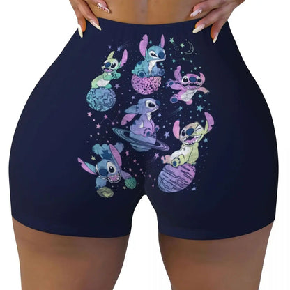 Custom Stitch Cute Movie Running Volleyball Gym Shorts for Women Athletic Workout Yoga Shorts