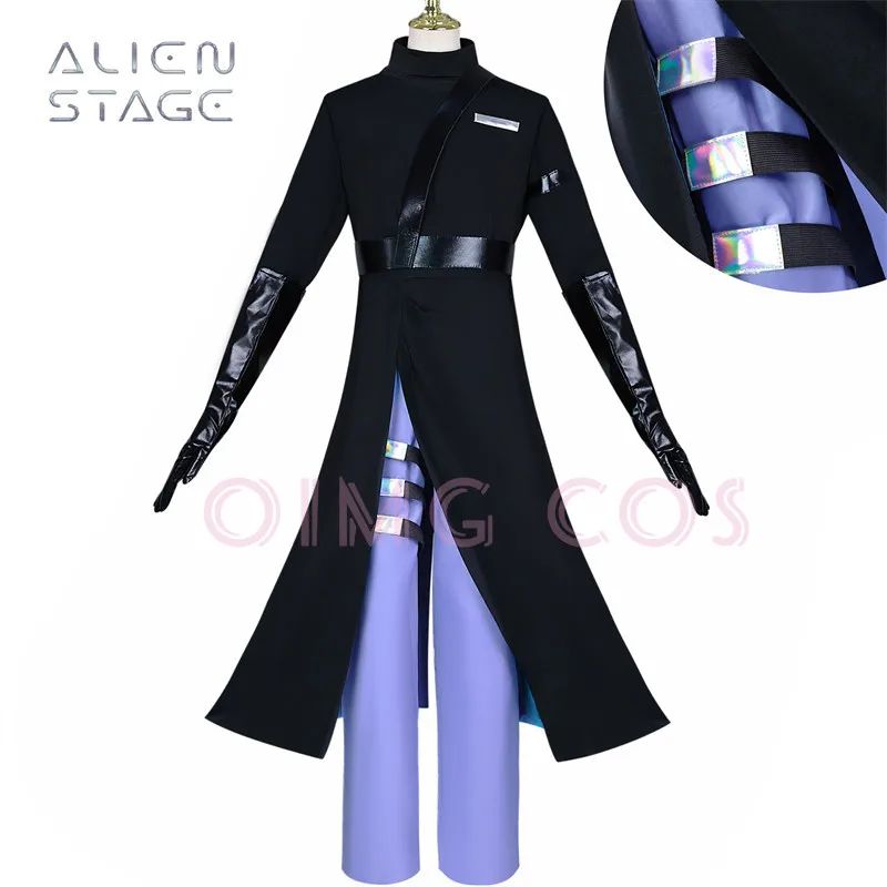 Alien Stage Ivan Till Cosplay Costume  Jacquard Fabric Anime Chinese Style Uniform Halloween Costumes for Women Game
