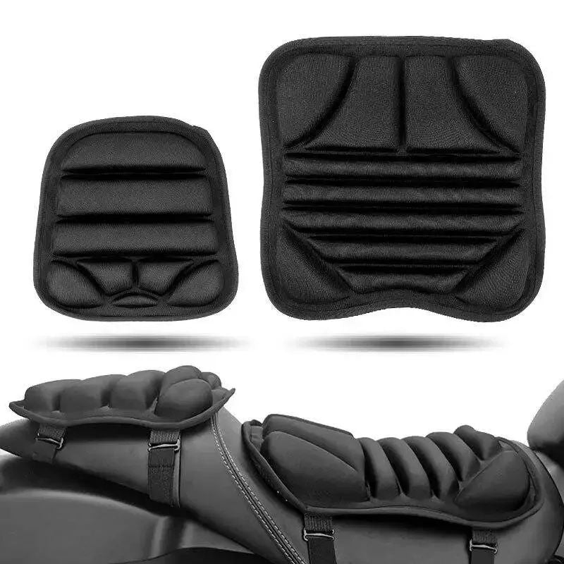 Almofada de Assento de Moto 3D Conforto Gel Almofada de Assento Respirável Capa de Assento Universal com Absorção de Choque para Montanha Avançada