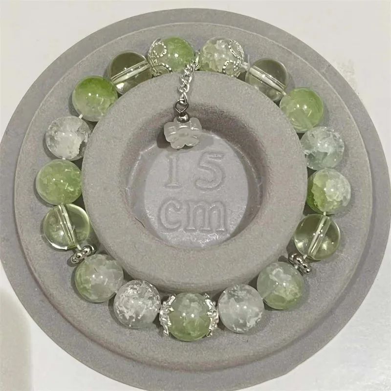 Novas Pulseiras de Contas Simples de Cristal para Mulheres e Meninas Coreanas, Ins, Flor, Raposa, Pena, Tassel, Presentes de Joias da Amizade 2024