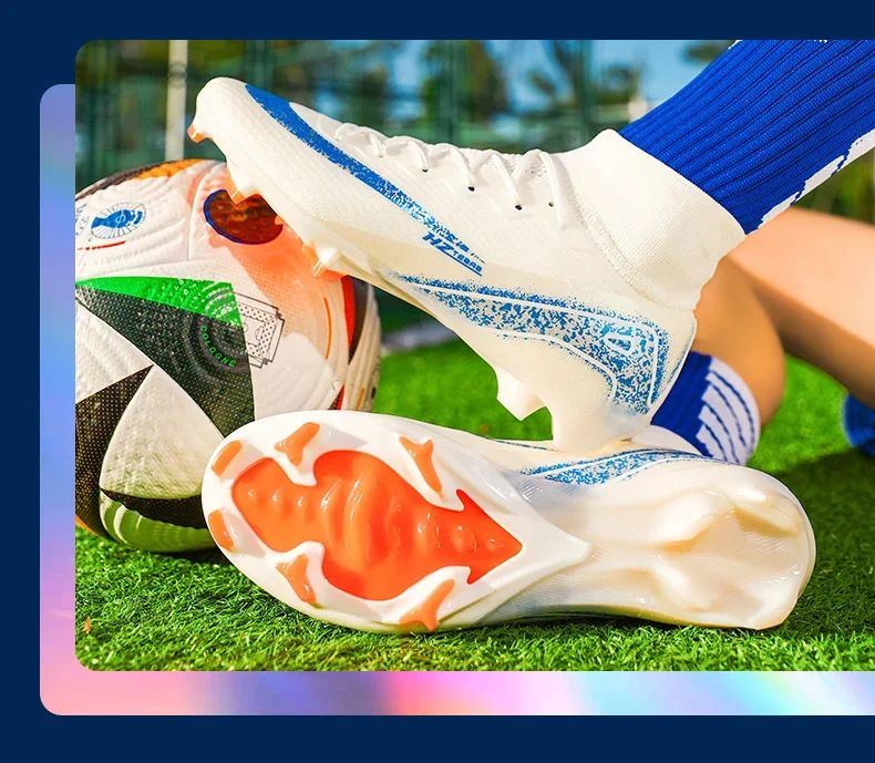 Men Soccer Shoes Society Professional Soccer Cleats Adult Fast Turf Training Football Shoes Outdoor Futsal Football Field Boots