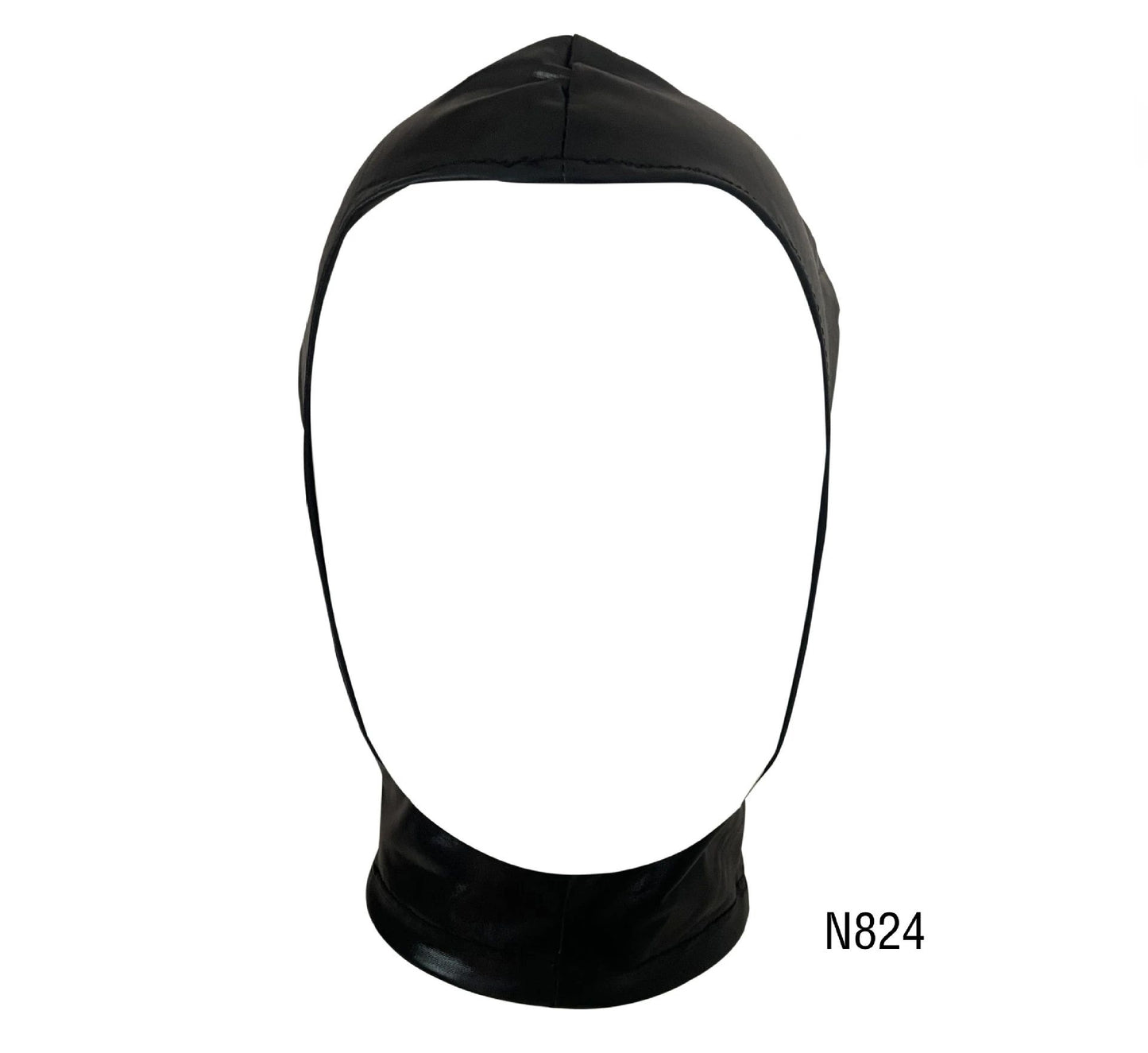 Women Mens Latex Face Mask Bronzing Cloth Open Mouth and Eye Glued Head Cover Couples Adult Face Mask Hood for Role Play Costume