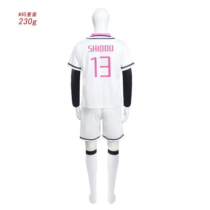 Anime Cosplay Costume Ness Kaiser Isagi Nagi Reo Itoshi Sae Shidou Ryuusei Cosplay Jersey With Shorts Uniform Clothes