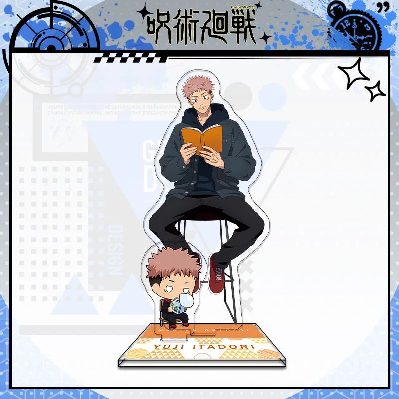 Anime Jujutsu Kaisen Acrylic Stand Gojo Satoru Figures Miniatures Manga Figurines Garage Kits Model Toys GK Ornaments Decoration