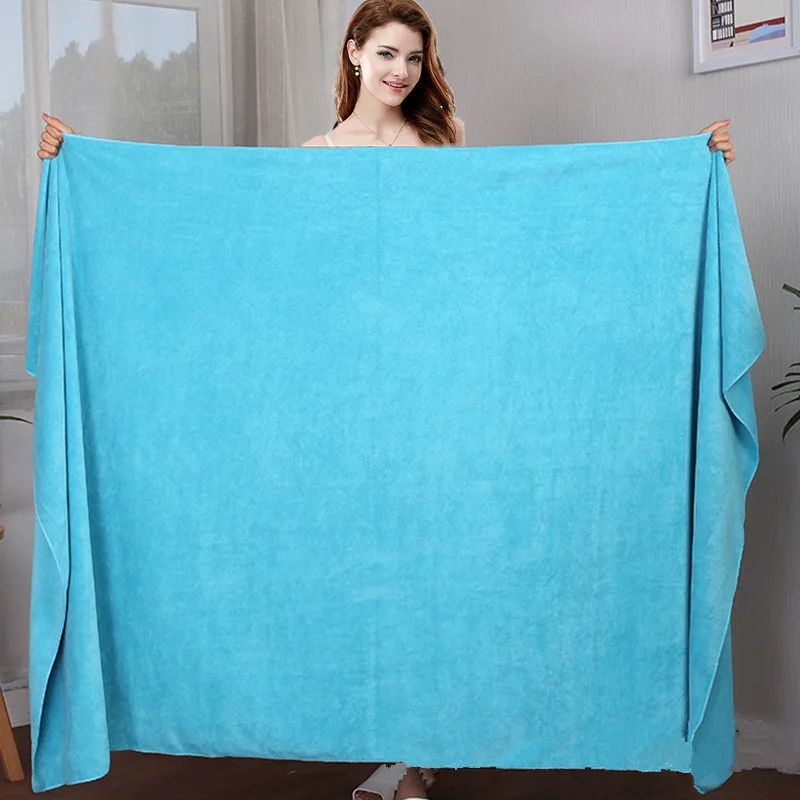 Microfiber Bath Towels – Super Absorbent, Soft, Fast Drying and Oversized Bath Lines  Multipurpose for Travel, Sports, Spa, Blue