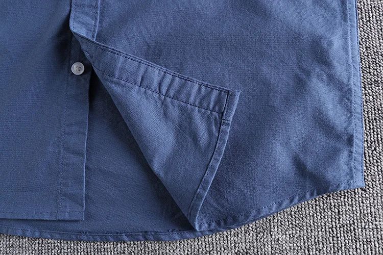 Basic Minimalist Men Shirt Jacket Pure Cotton Washed Oxford Military Light Casual Work Safari Style Shirts Mens Tops Shirt