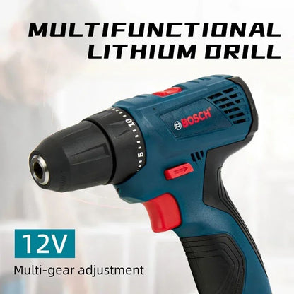 Furadeira/Parafusadeira Bosch Profissional GSR120-LI 12V Sem Fio Multifunções para Casa e Bricolagem Ferramentas Elétricas