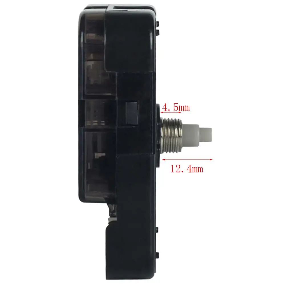 Silent Non-ticking Clock Movement Mechanism Motor Battery Operated Clockwork for DIY Wall Repair Replacement Kits (with Hands)