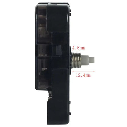 Silent Non-ticking Clock Movement Mechanism Motor Battery Operated Clockwork for DIY Wall Repair Replacement Kits (with Hands)