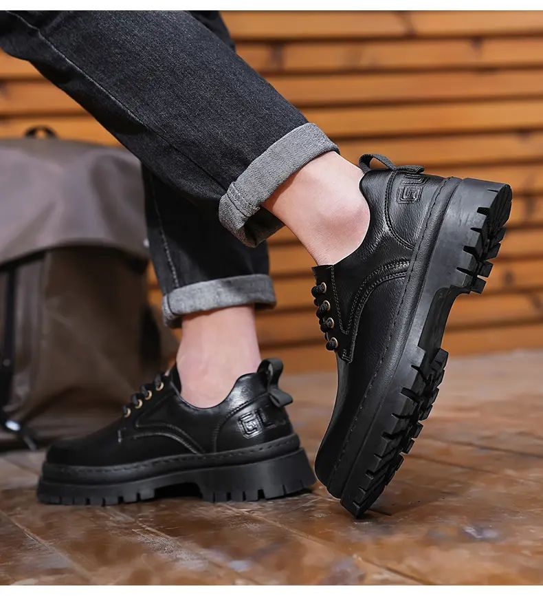 [ENLEN & BENNA] High-quality autumn and winter series men's shoes British fashion low-top men's leather shoes