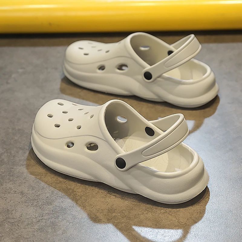 Mens Summer Beach Sandals Unisex Casual Garden Clogs Outdoor Wide Toe Cross Sandals for Ladies Non Slip House Shower Slippers