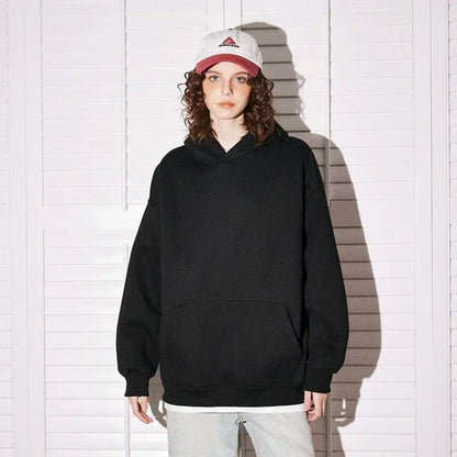 Beige Cotton Pokemon Hoodie Set with Lucario Character Back Print and Sleeve Text Design Long Sleeve Casual Outfit Unisex