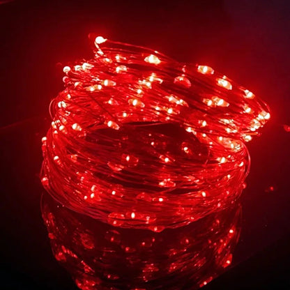 USB String Lights 8 Function Remote Control LED Fairy Lights Christmas Garland for New Year Wedding Party Tree Garden Decoration