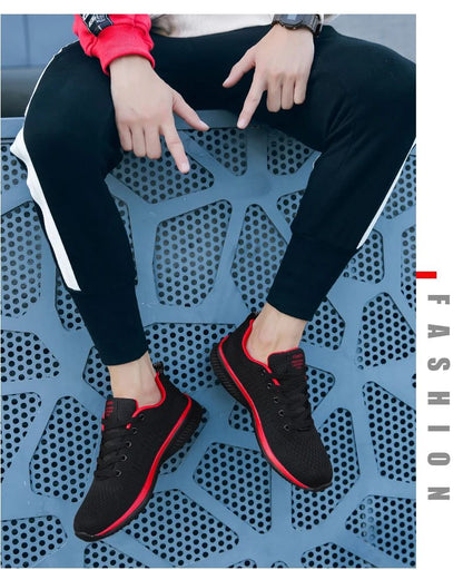 Tênis Casual Masculino e Feminino de Malha para Corrida e Caminhada, Respirável, Esportivo, Leve, para Academia e Atividades ao Ar Livre, Tamanhos 38-47