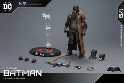 BVS batman Fondjoy Nightmare Desert Batman 19cm Action Figure DC Movie Characters Collectible Model PVC Model Boys Birthday Gift