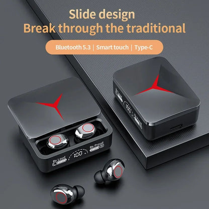 M90 Fones de ouvido sem fio TWS Bluetooth controle de toque fones de ouvido esportivos fones de ouvido Hifi estéreo para jogos com microfone para smartphone