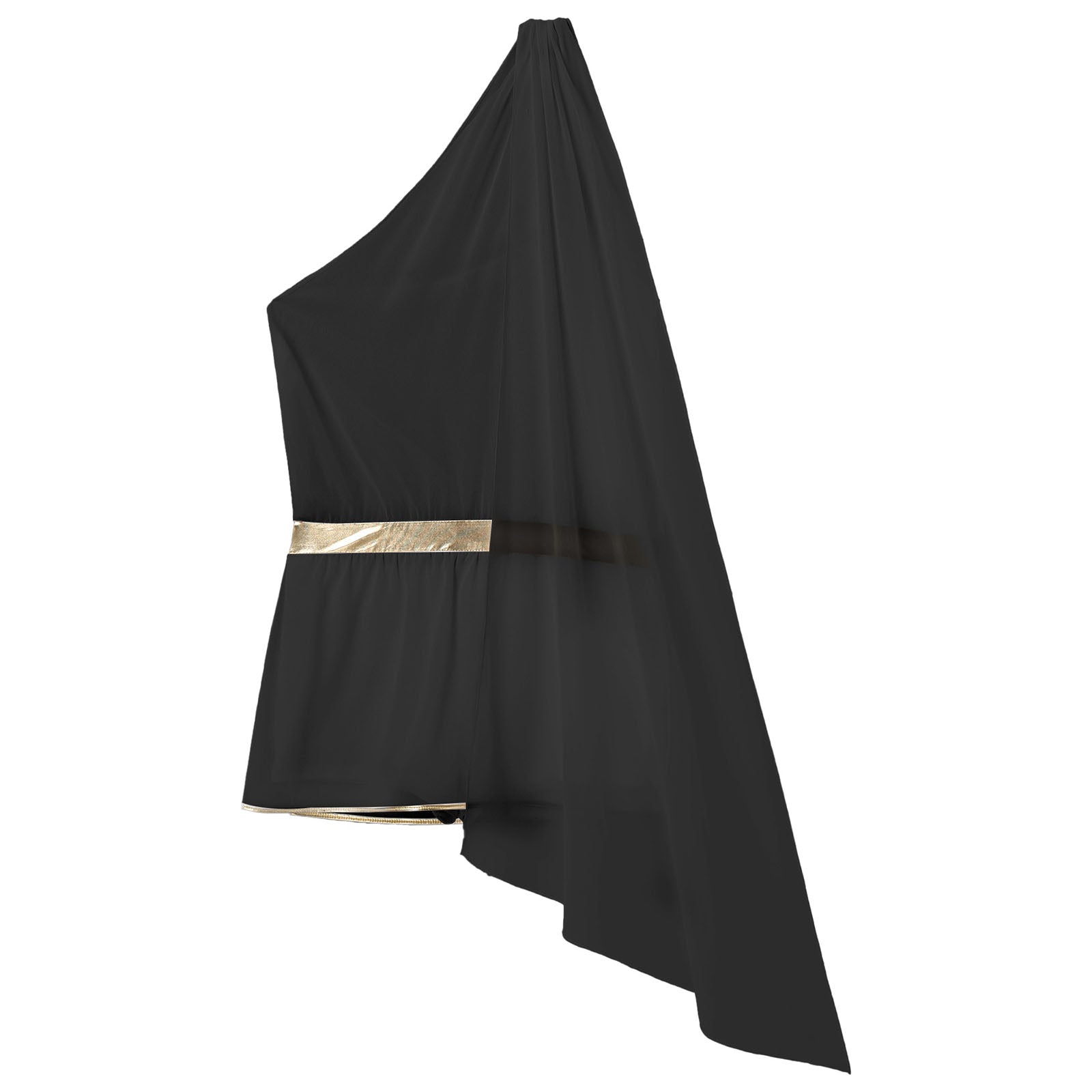 Greek God Costume White Men Mr Toga Cosplay Costumes One Shoulder with Slit Skirts Tunic Jumpsuit Nightclub Carnival Dress Up