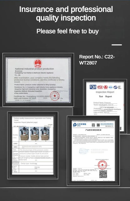 Electric Pressure Cooker, Rice Cooker, Stainless Steel Pot, Cuisine Cooker