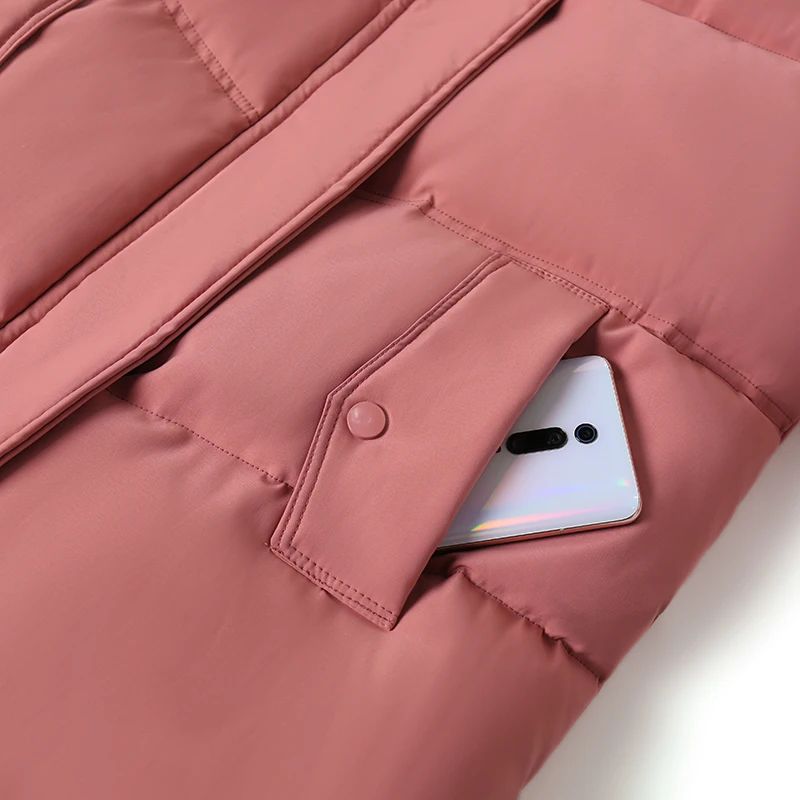 NEW Winter Cotton padded Jacket Hooded fleece thick Parkas Warm Loose Long Overcoat middle aged and Grandma Snow Coat