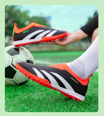 Mens High Quality Ultralight Football Shoes Society Cleats Indoor Soccer Shoes Professional Original Fast Futsal Football Boots