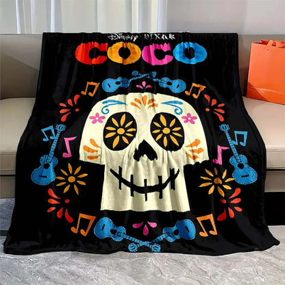Soft Coco Miguel cartoon Blanket Warmth Plush Throw Blanket Bedspread Sofa Suitable for Living Room Bedroom Warm Blanket