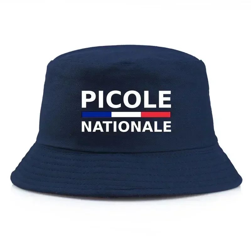 Summer Picole Nationale Bob Man Reversible Bucket Hat Women Cotton Fisherman Cap Unisex Outdoor Sport Sun Activities Panama
