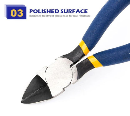 Alicate de Corte Diagonal 5/6 Polegadas Ferramenta Desencapadora de Fios Cortador Lateral Rebarbador de Cabos Alicate Eletricista DIY Ferramentas Manuais de Reparo